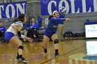 Volleyball vs Emerson  Wheaton College Women's Volleyball vs Emerson College. - Photo by Keith Nordstrom : Wheaton, Volleyball, VB2019